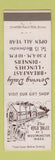 Matchbook Cover - Old Mill Westminster MA