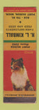 Matchbook Cover - HL Kimball Farm Implements Tractors? Port Huron MI WORN