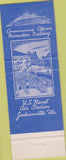 Matchbook Cover - US Naval Air Station Jacksonville FL