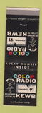Matchbook Cover - KEWB Radio 91 Los Angeles?