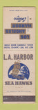 Matchbook Cover - Los Angeles Harbor College Sea Hawks CA WEAR