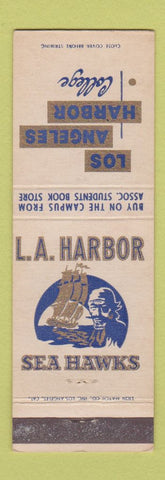Matchbook Cover - Los Angeles Harbor College Sea Hawks CA WEAR