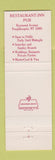 Matchbook Cover - Vassar College Alumni House Restaurant Poughkeepsie NY
