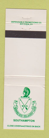 Matchbook Cover - Shinecock Hills Golf Club Southampton WEAR