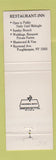 Matchbook Cover - Vassar College Alumni House Restaurant Poughkeepsie NY