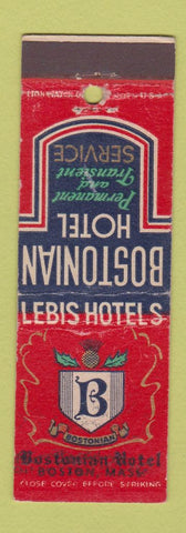 Matchbook Cover - Bostonian Hotel Boston MA