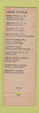 Matchbook Cover - Bostonian Hotel Boston MA