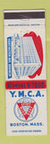 Matchbook Cover - YMCA Boston MA