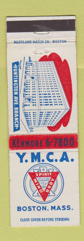Matchbook Cover - YMCA Boston MA