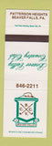 Matchbook Cover - Beaver Valley Country Club Beaver Falls PA