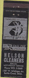 Matchbook Cover - Nelson Cleaners Battle Creek MI