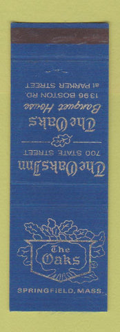 Matchbook Cover - Oaks Inn Springfield MA WEAR