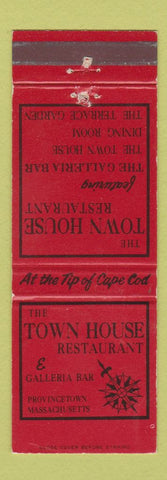Matchbook Cover - Town House Restaurant Provincetown MA