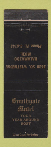 Matchbook Cover - Southgate Motel Kalamazoo MI WEAR