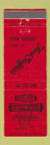 Matchbook Cover - Hilltop Steak House Saugus MA