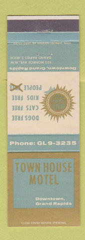 Matchbook Cover - Town House Motel Grand Rapids MI
