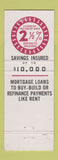 Matchbook Cover - Abraham Lincoln Savings Cleveland OH