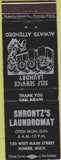 Matchbook Cover - Shrontz's Laundromat Homer MI girlie