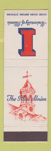 Matchbook Cover - University of Illinois Champaign IL billiards game room