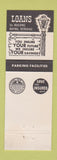 Matchbook Cover - Milford Federal Savings Bank MA