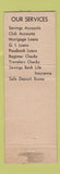 Matchbook Cover - Palmer Savings Bank Palmer MA