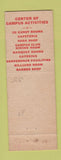 Matchbook Cover - University of Indiana Bloomington IN Campus Club Hoosiers