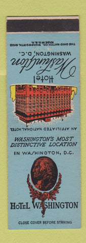 Matchbook Cover - Hotel Washington DC George