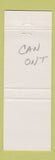 Matchbook Cover - Burlington Golf and Country Club ON