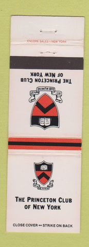Matchbook Cover - Princeton Club of New York City