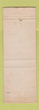 Matchbook Cover - Hotel Bellevue Boston MA CREASE