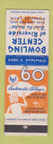 Matchbook Cover - Bowling Center AMF Riverside CA robot WEAR