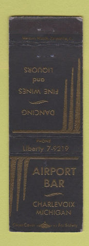 Matchbook Cover - Airport Bar Charlevoix MI WEAR