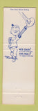 Matchbook Cover - Oldsmobile GM Safety baseball