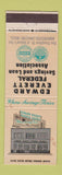 Matchbook Cover - Edward Everett Federal Savings Dorchester Boston MA WEAR