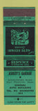 Matchbook Cover - Ashley's Garage East Freetown MA WEAR