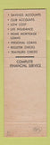 Matchbook Cover - Fitchburg Savings Bank MA
