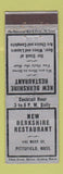 Matchbook Cover - New Berkshire Restaurant Pittsfield MA