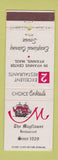 Matchbook Cover - Mayflower Restaurant Hyannis MA Cape Cod