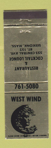 Matchbook Cover - West Wind Restaurant Seekonk MA WEAR