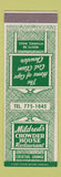 Matchbook Cover - Mildred's Chowder House Restaurant Hyannis MA