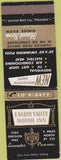 Matchbook Cover - Landis Valley Motor Inn Lancaster PA
