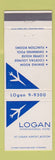 Matchbook Cover - Logan International Hotel Boston MA Airport