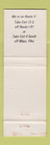 Matchbook Cover - Riverdale Steak House West Springfield MA