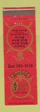 Matchbook Cover - Round Table Steak House Brockton MA