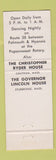 Matchbook Cover - Jim Brady's Gaslight Restaurant Mashpee MA
