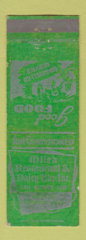 Matchbook Cover - Milea Restaurant Dairy Bar Mendon MA