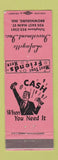 Matchbook Cover - Lafayette Investment Inc Bronwsburg IN WEAR
