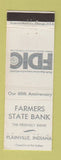 Matchbook Cover - Farmers State Bank Plainville IN