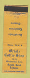 Matchbook Cover - Oriole Coffee Shop South Bend IN CREASES