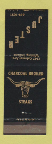 Matchbook Cover - Juster Steaks Whiting IN